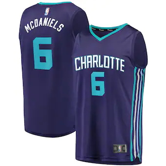 youth fanatics branded jalen mcdaniels purple charlotte hor-388